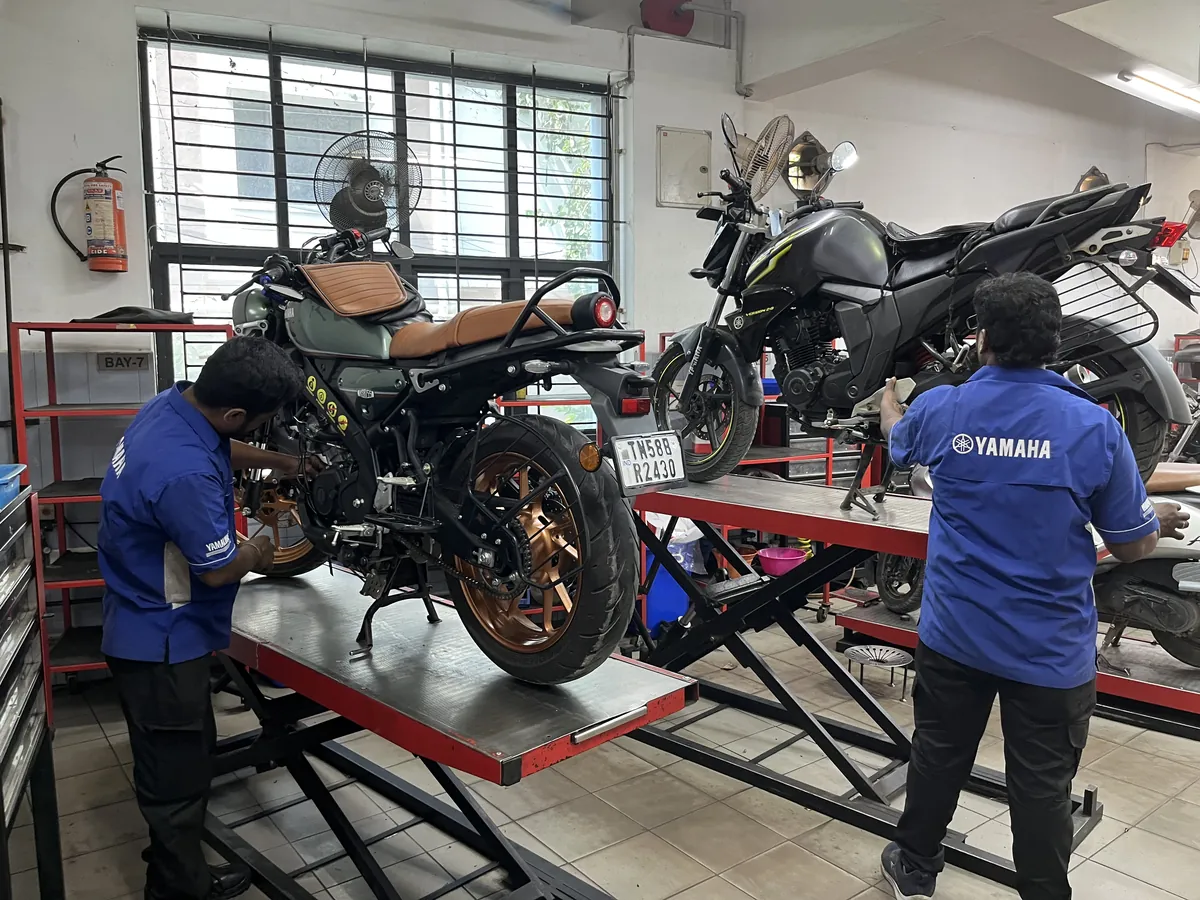 Yamaha Service Reception Arapalayam Madurai
