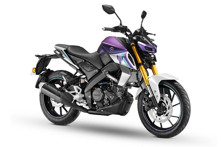 Yamaha service bike violet