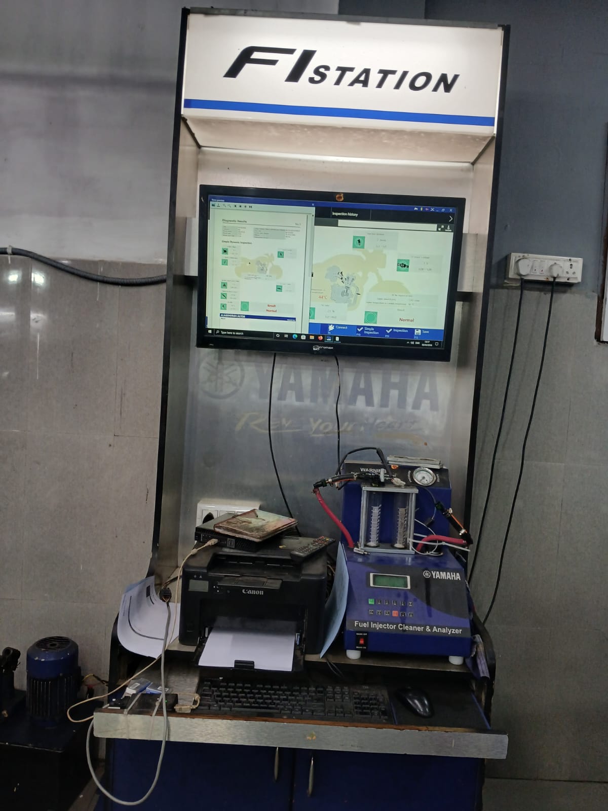 Yamaha FI Station Diagnostic Tool ECU Alagendran Madurai