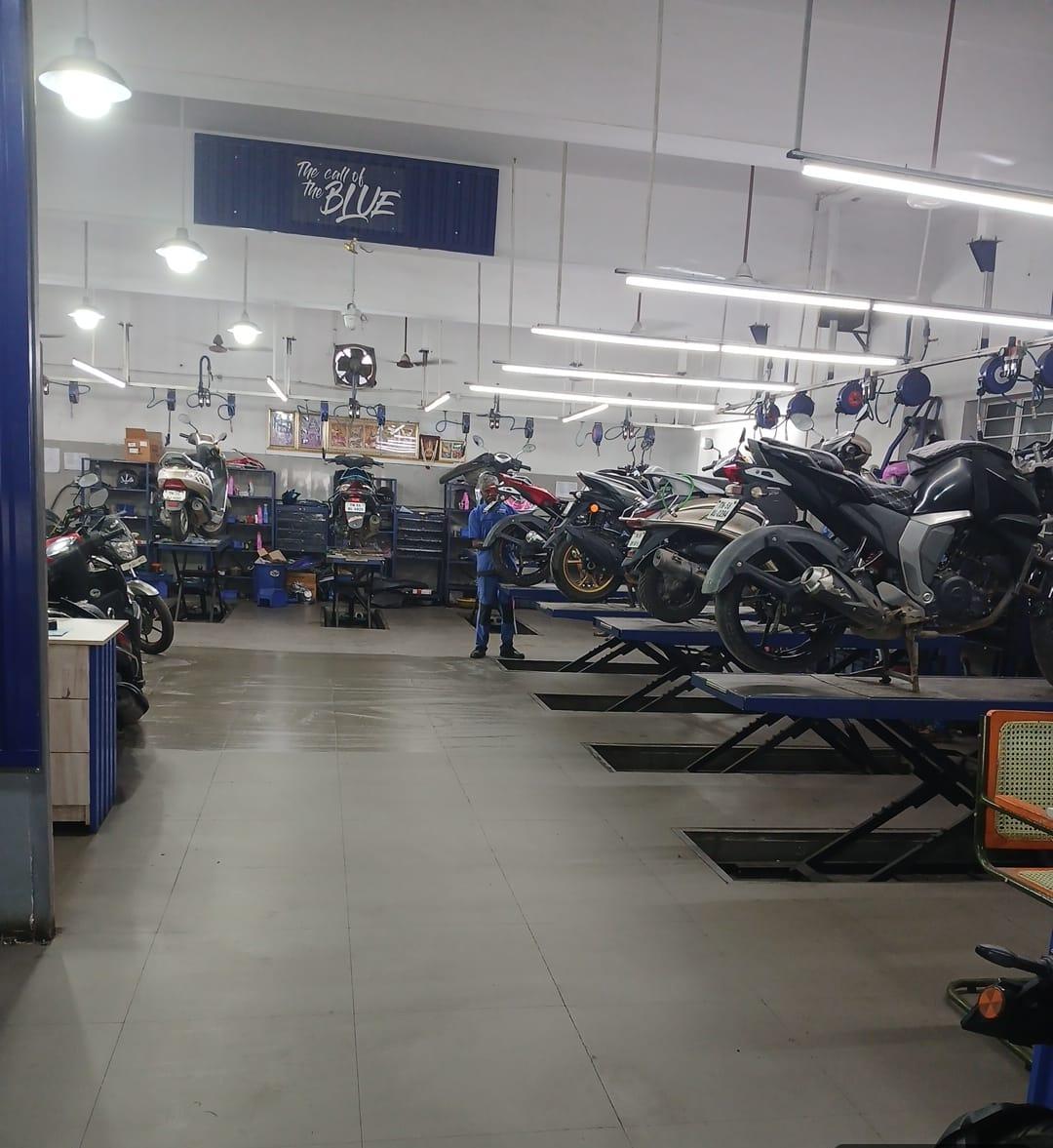 Yamaha Service Workshop Inspection Bays Kochadai Madurai